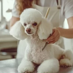 How to Care for a White Coat on a Poodle