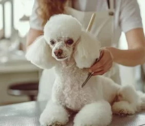 How to Care for a White Coat on a Poodle