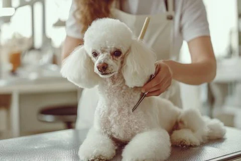 How to Care for a White Coat on a Poodle