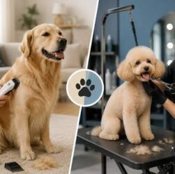 Poodle Grooming at Home vs Professional Grooming